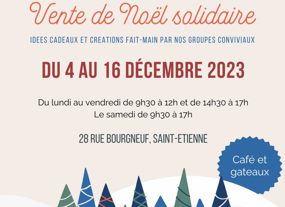 Vente de Noël solidaire