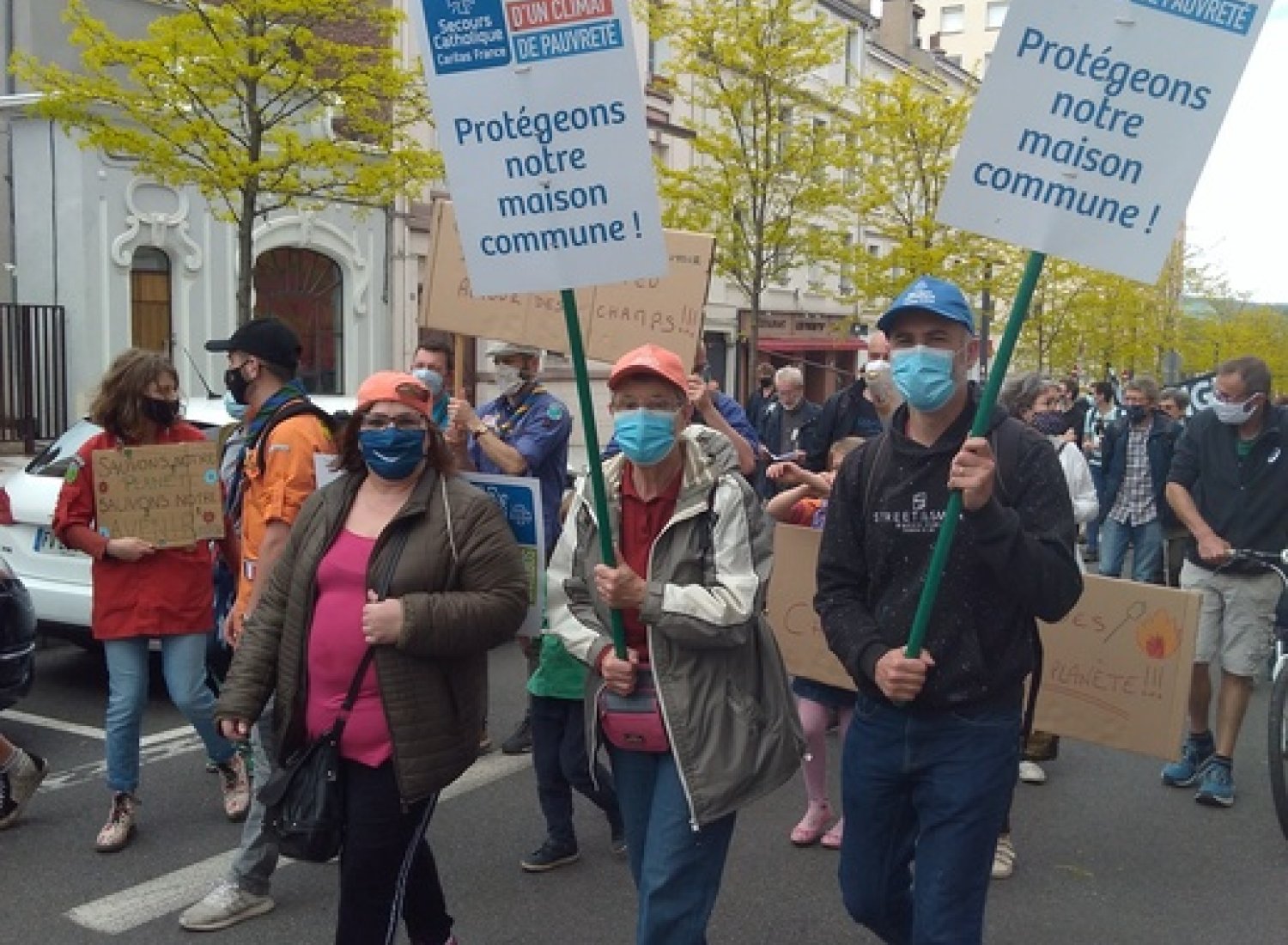 Les marcheurs pour le climat